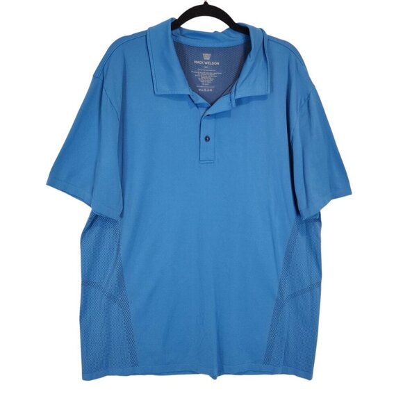 Mack‎ Weldon Men's Stealth Performance Polo Italian Fibers Seamless Wicking XXL - Picture 1 of 8